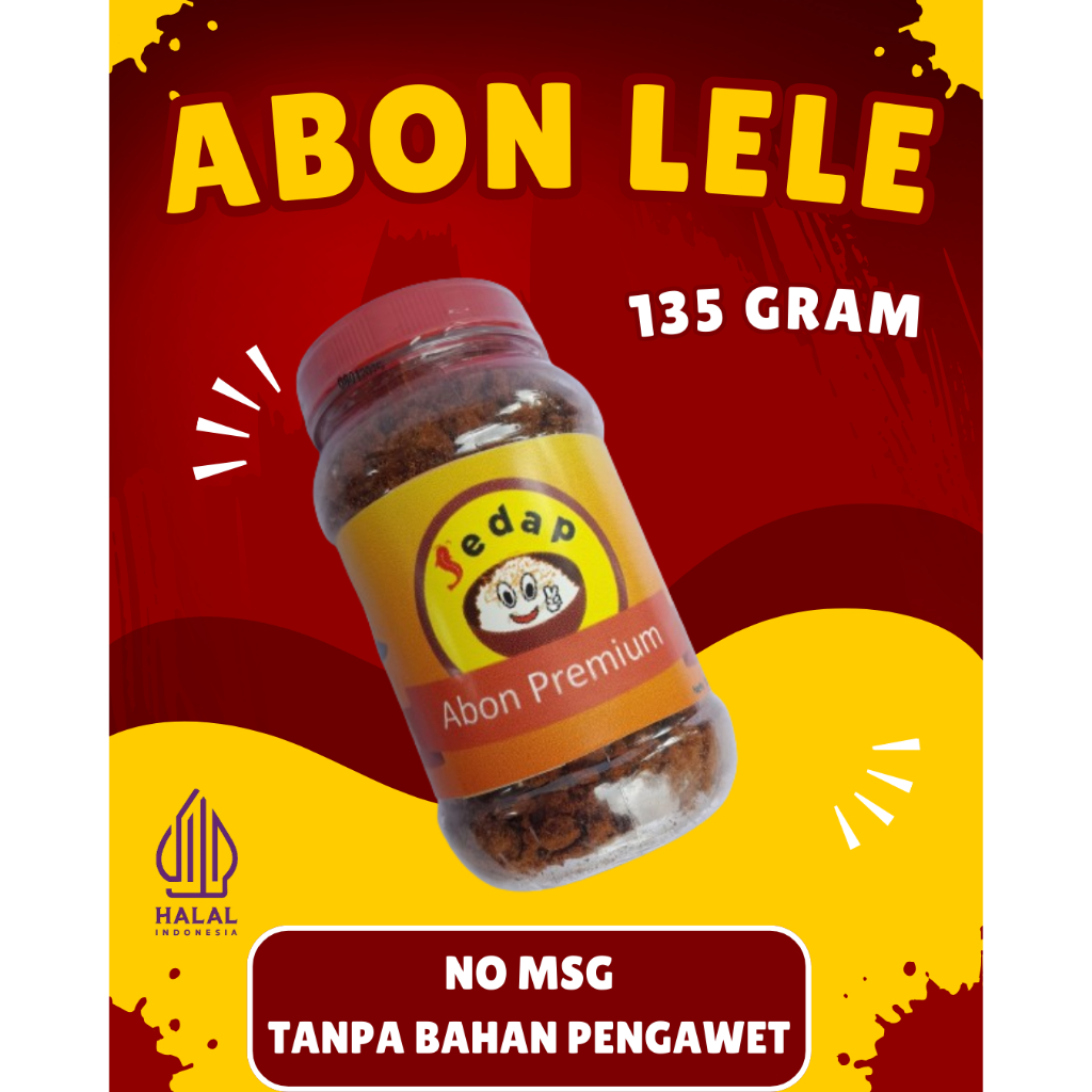 

sedap bakat abon ikan lele 135 gram