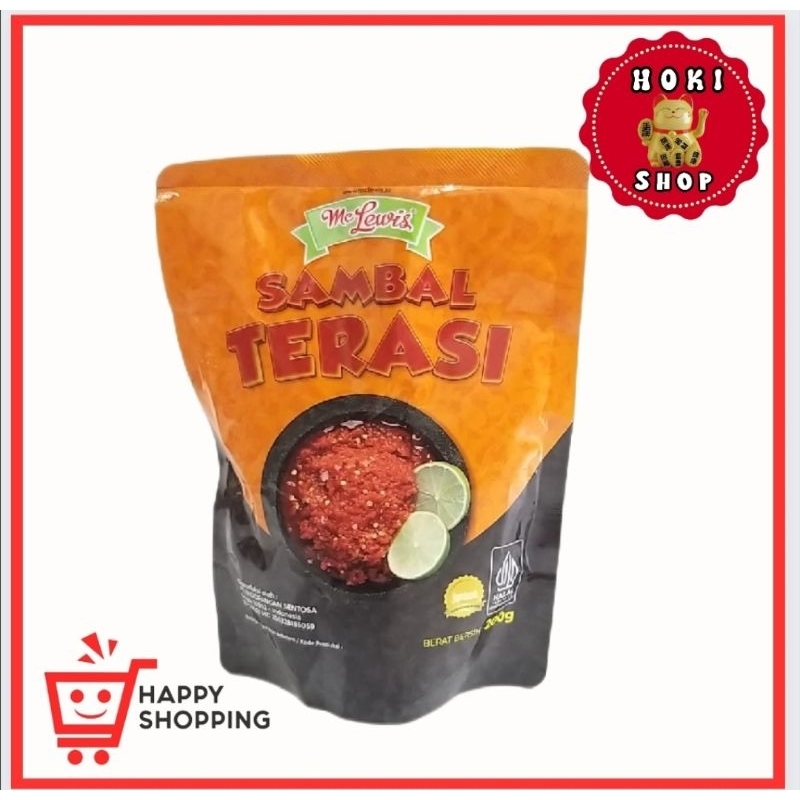 

Mc Lewis Sambal Terasi 200gr / MCLewis Sambal Terasi / Sambel Terasi