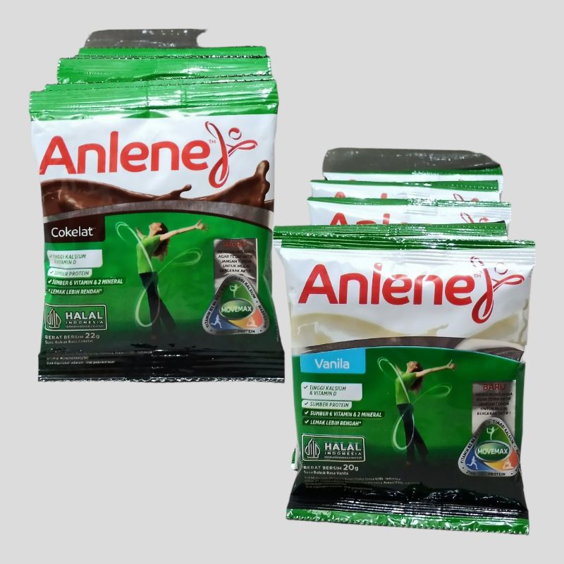 

ANLENE Aktifit Susu Bubuk Coklat & Vanila 20gr (10 pcs/renceng)