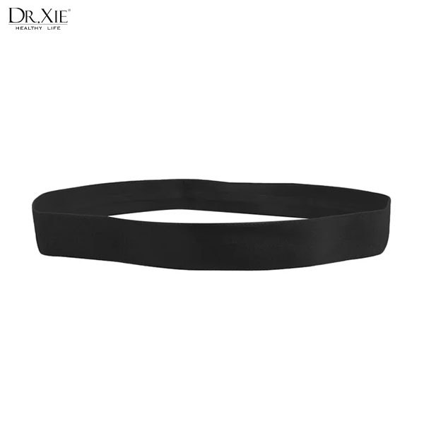 Bandana Olahraga Karet Lentur Elastis / Headband Karet Hitam/Ikat Kepala Olahraga