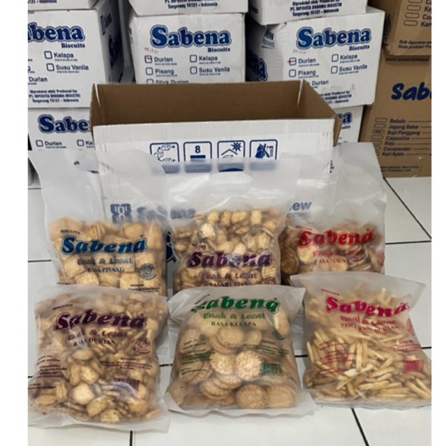 

Sabena Biscuit 1 Dus Semua Varian Rasa Isi 6 pcs