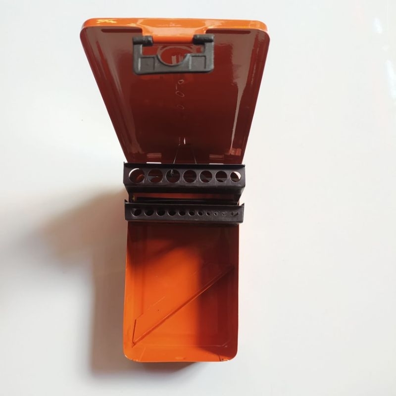 kotak saja tanpa matabor besi set 19pcs tempat mata bor 19 pcs hanya box saja