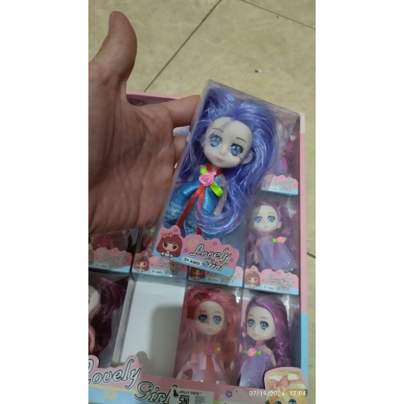 mainan boneka lovely girl Jolly toys LY007