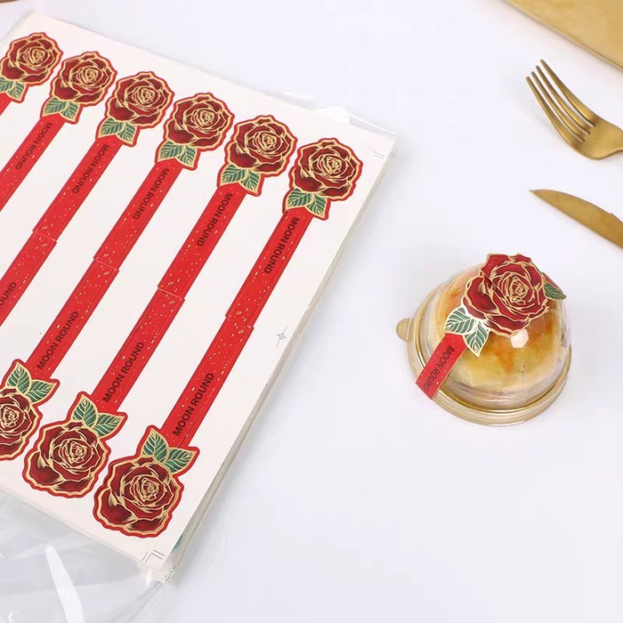 

Stiker Mooncake Label Mooncake stiker 3d bunga mooncake label sticker kue bulan