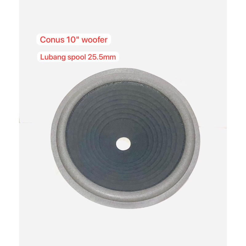 Daun Speaker Conus Speaker 10 inch Woofer Lubang Kecil