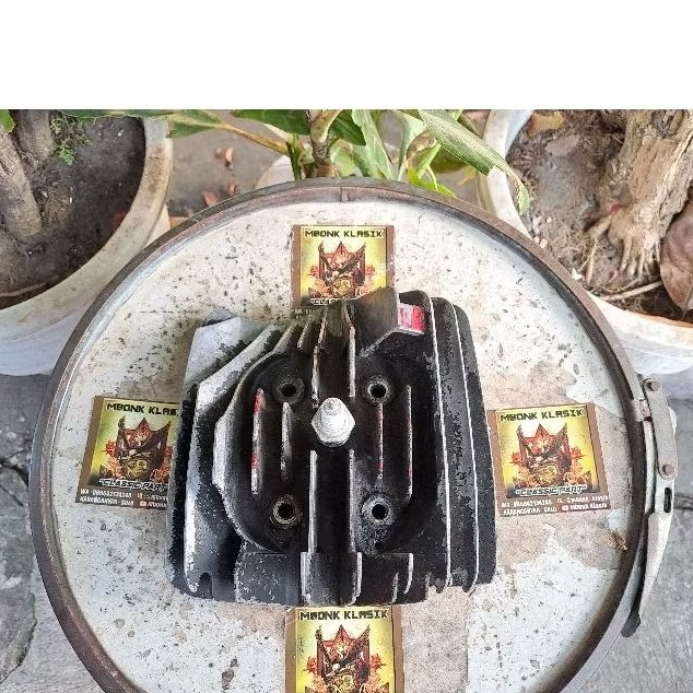 cylinder head yamaha dt125 ORIGINAL cylinder head dt 125 kop yamaha dt 125