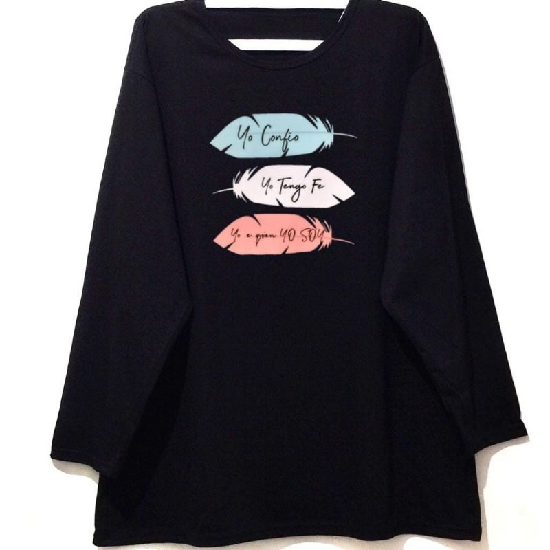 ( COD ) KAOS LENGAN PANJANG JUMBO CEWEK XXXL LD 130 - XXXXL LD 140 / FR GIRL / KAOS JUMBO / OVERSIZE