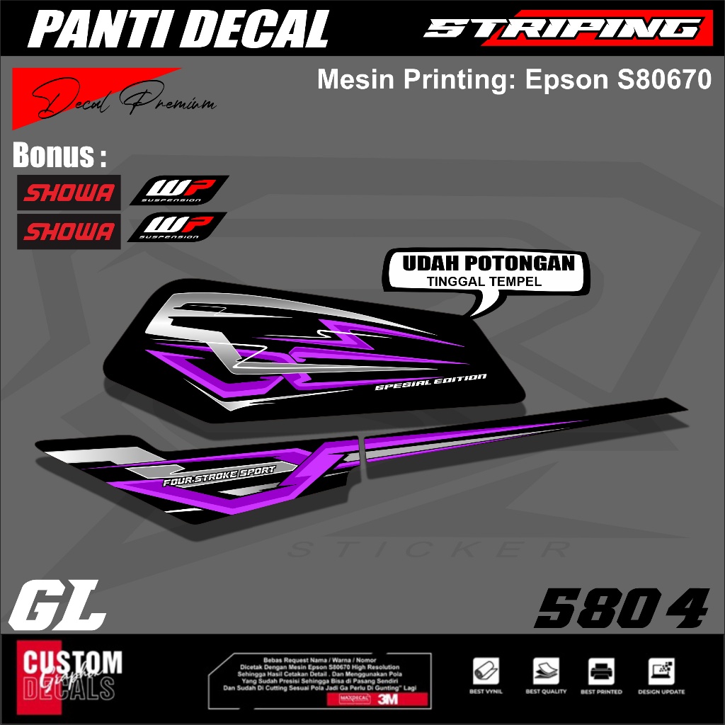 STRIPING GL PRO /STRIPING GL VARIASI/STRIPING GL CUSTOM/STRIPING GL VARIASI CUSTOM