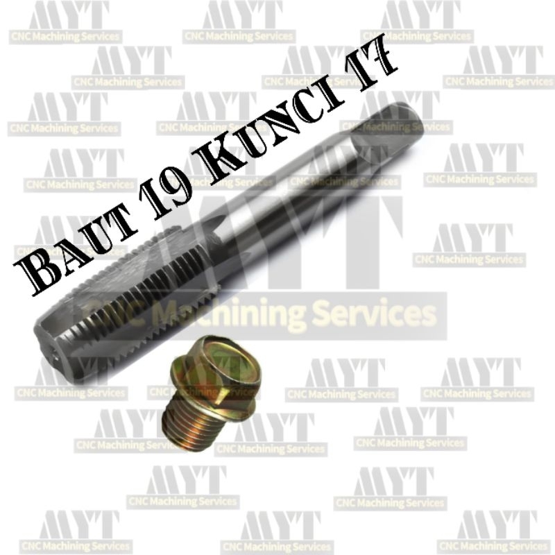 Tap Set Baut Oli Oversize Baut 19 Kunci 17