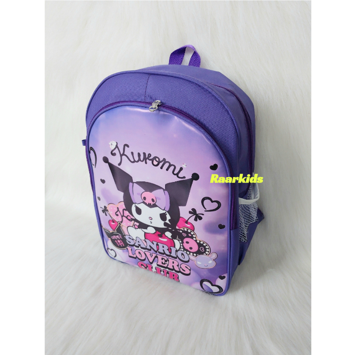 Raarkids Tas Kuromi My Melody Sanrio Lovers Anak Perempuan Ransel Sekolah SD TK 2IN1 Cewek Karakter