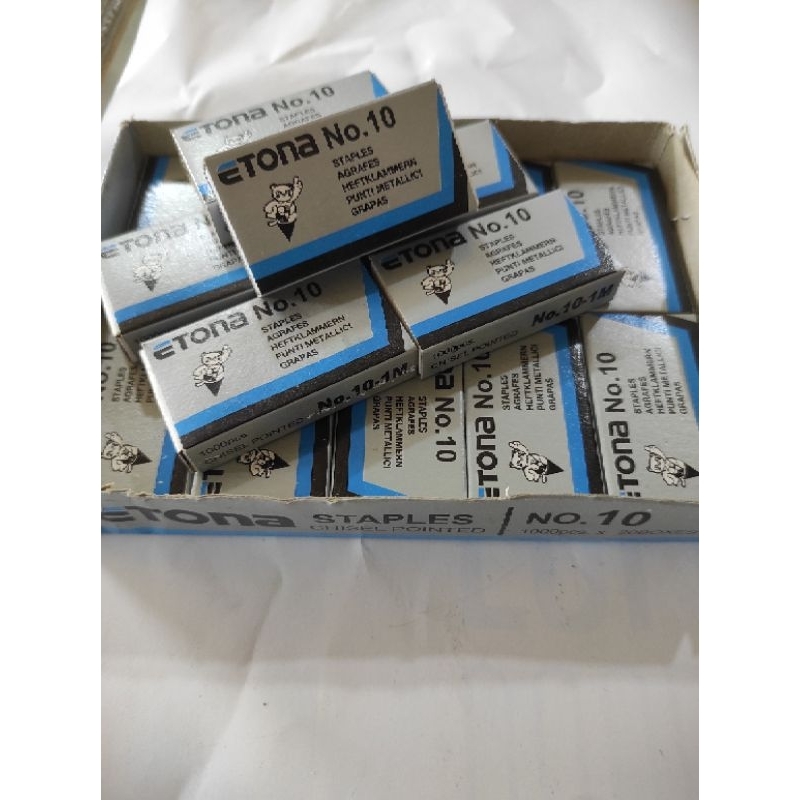 

Isi staples Etona10 Kecil anak Hekter