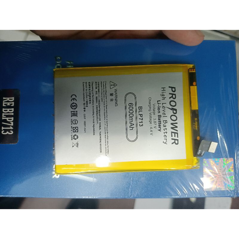 Baterai batre batrai Double power REALME 3 pro/BLP713 PRO POWER