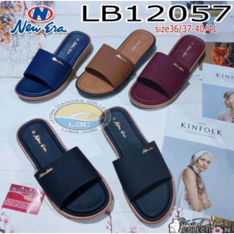 Bisa COD SENDAL NEW ERA KARET JELLY WANITA ORIGINAL/ ASLI