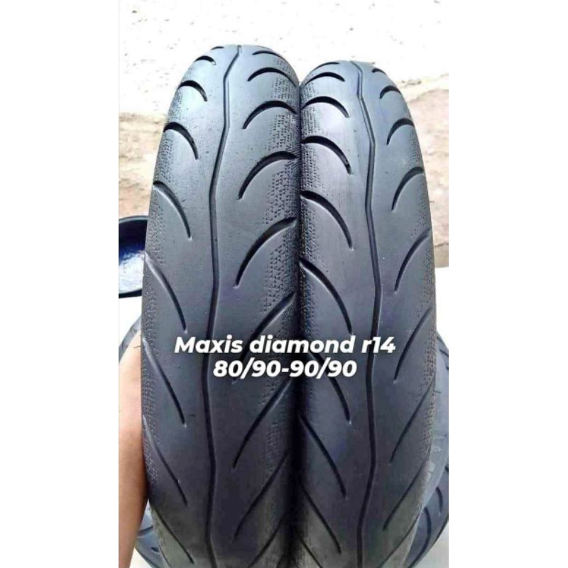 Ban motor merk Maxxis diamond ring14 second