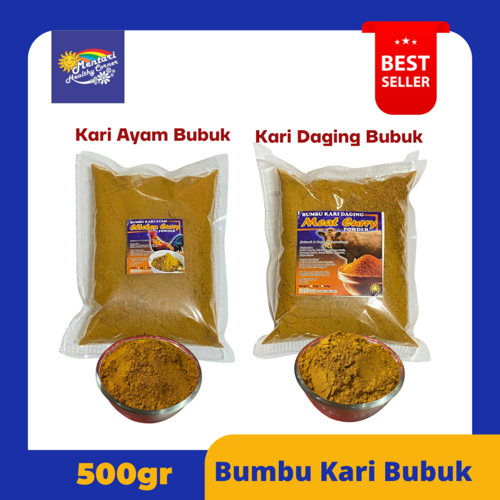 

500gr Bumbu Kari Bubuk / Meat Curry / Chicken Curry (Kari Ayam - Kari Daging) 500gram