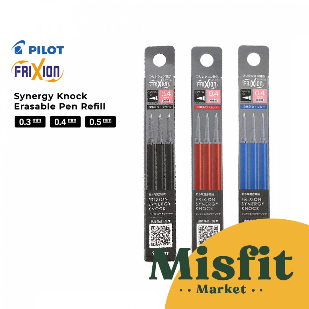 

Pilot LFRF Ink Refill for Frixion Synergy Knock Gel Pen 0.3 0.4 0.5 mm Isi Pulpen