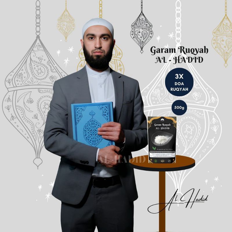 

Garam Rukiyah Al Hadid Bidara Arab Asli 500g - Garam Ruqyah Melancarkan Usaha