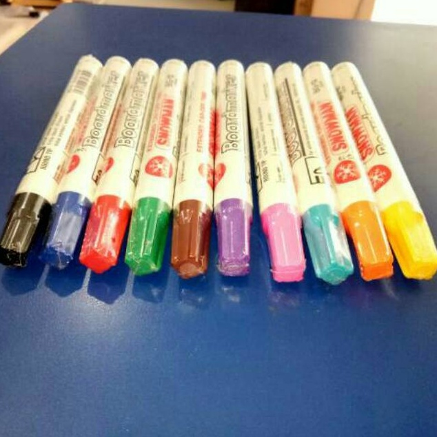 

HANYA DISINI PROMO Spidol White Board Marker Snowman 1 warna BOARD MARKER BG 12 NON permanen