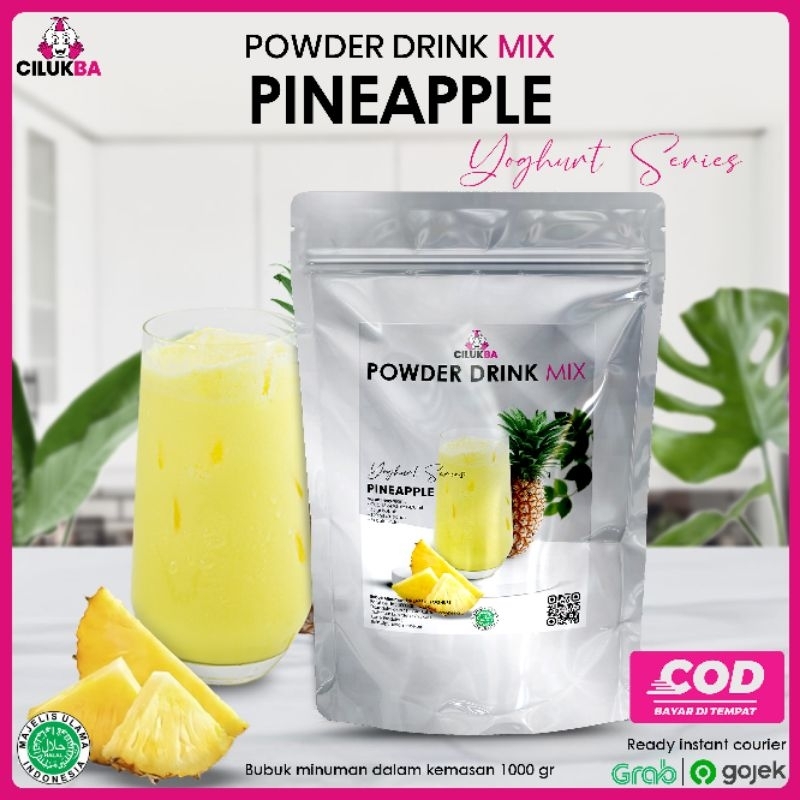 

Bubuk Minuman Instan Rasa Pineapple Yoghurt 1 kg / Powder Drink Mix
