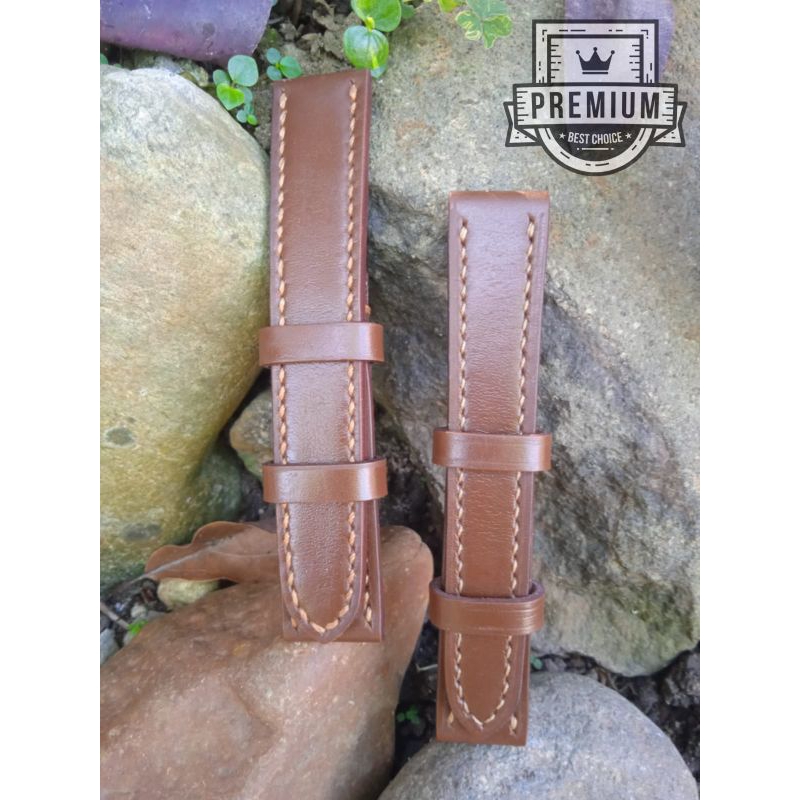 Strap Tali Jam kulit Havana Polos AC expedition free buckle