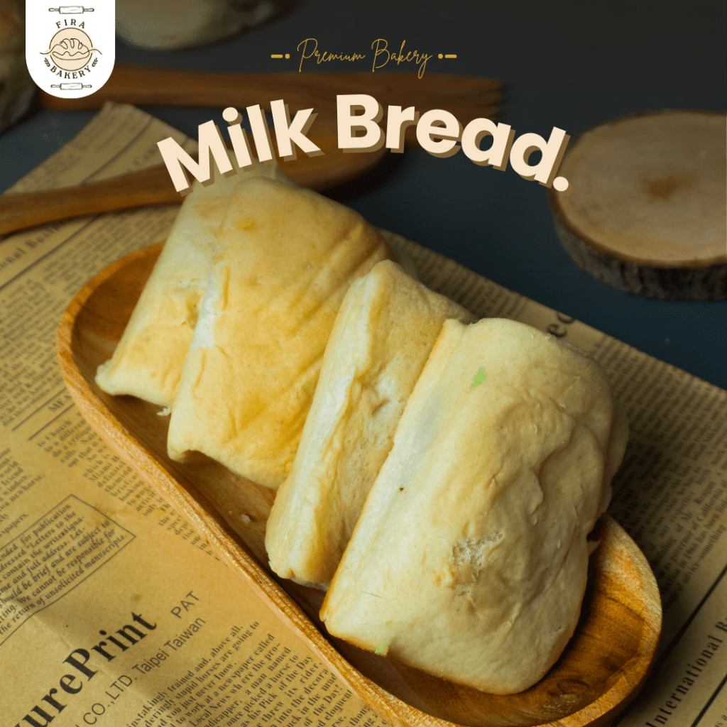 

Fira Bakery - Roti Susu Milk Lembut mini tanpa pengawet isi 10 pcs