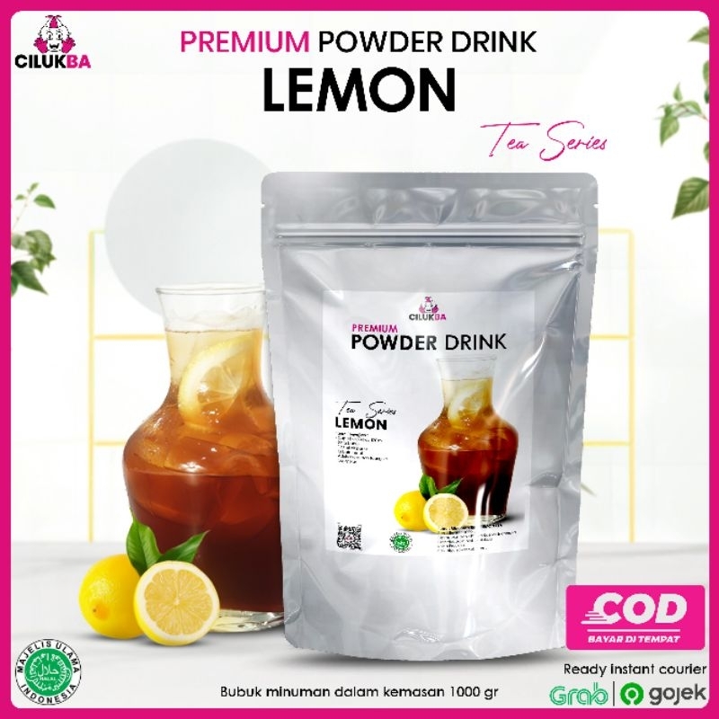 

Cilukba Bubuk Minuman Premium Rasa Lemon Tea 1 kg / Premium Powder Drink