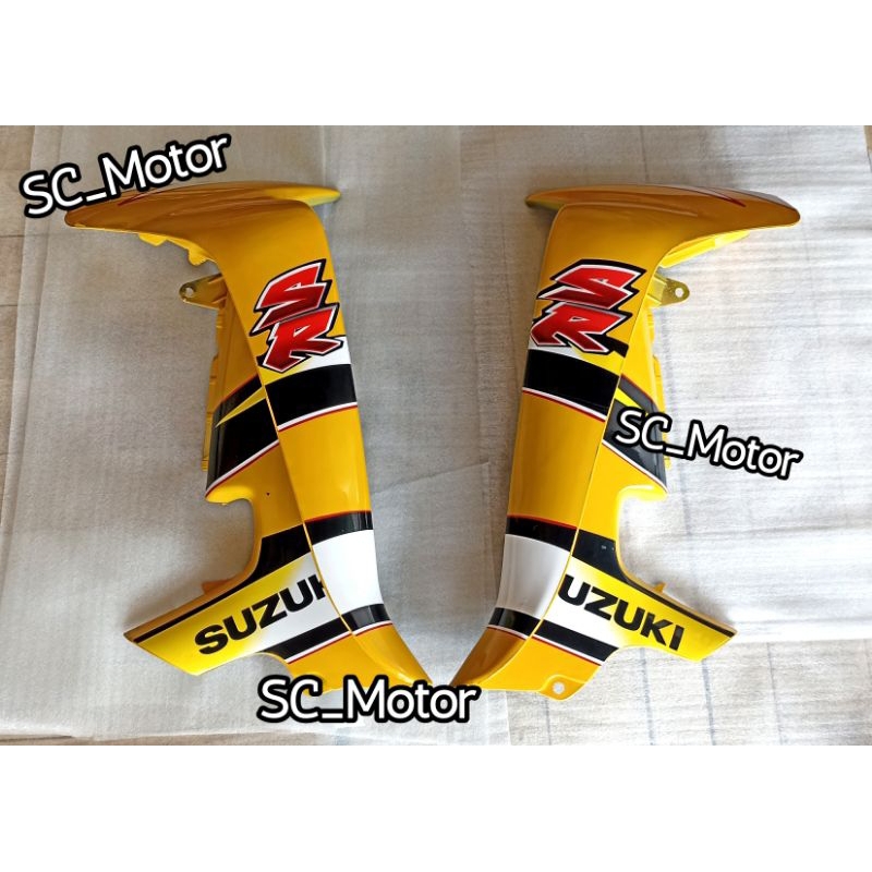 Sayap Kanan Kiri Suzuki Smash 110 Lama 2002 s/d 2005 Warna Kuning