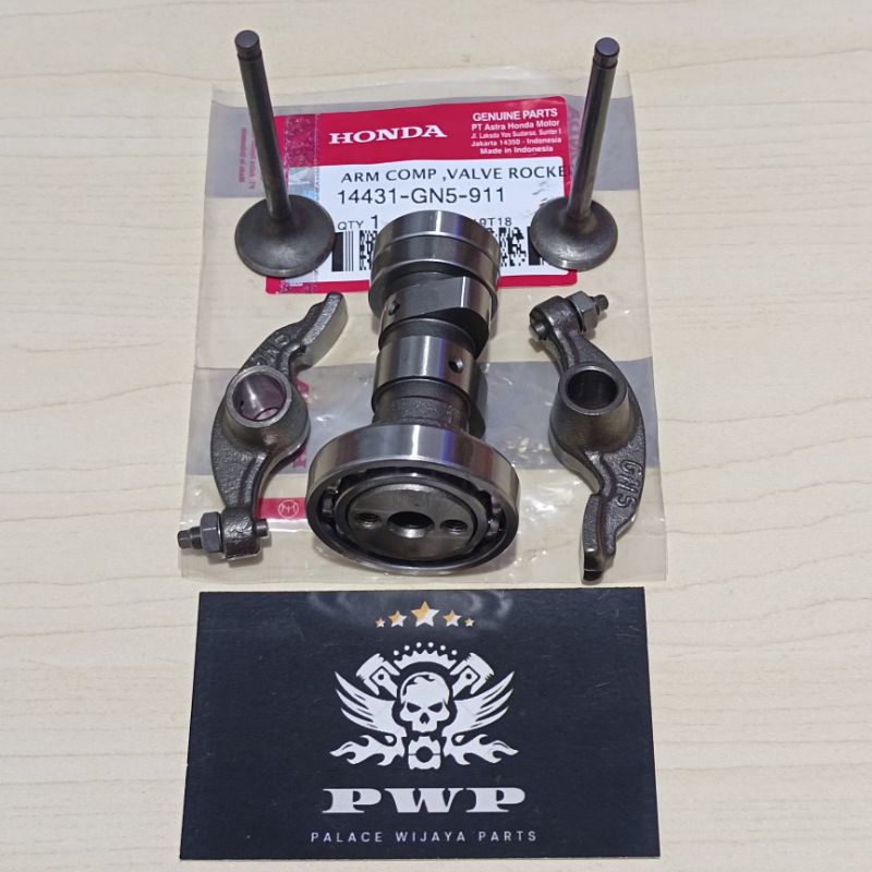 Noken As Camshaft Pelatuk Klep Set Payung Grand Supra Fit Prima Astrea Legenda Revo Honda GN5 Paket