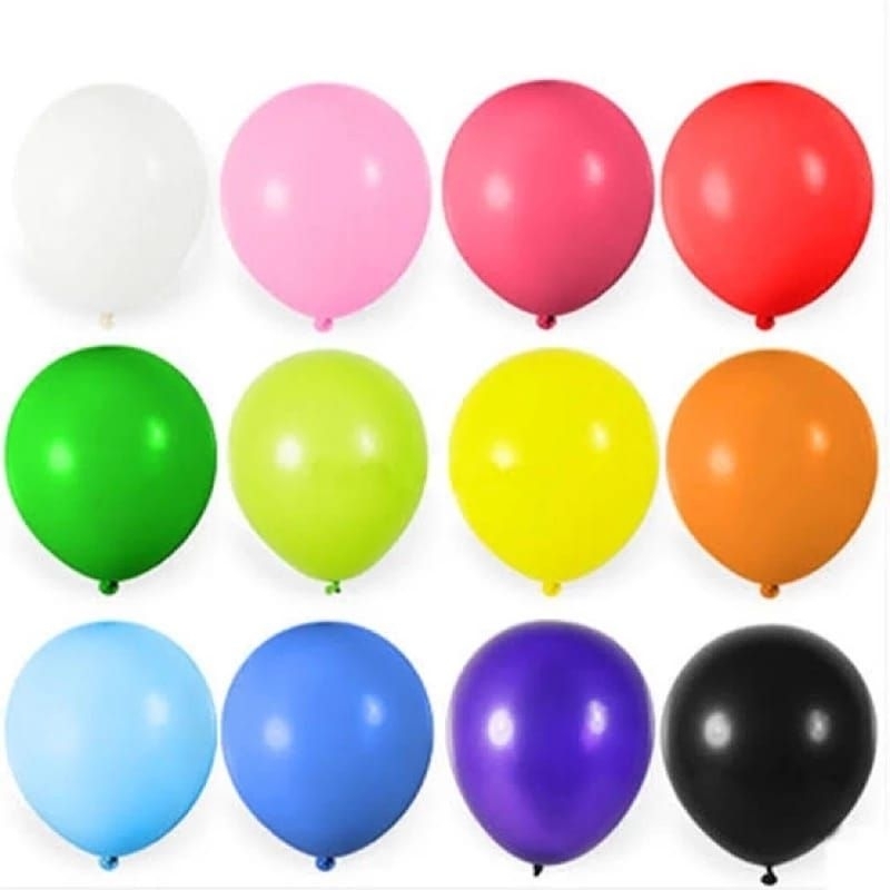 Balon latex metalik isi 100 pcs Balon bulat ulang tahun anak