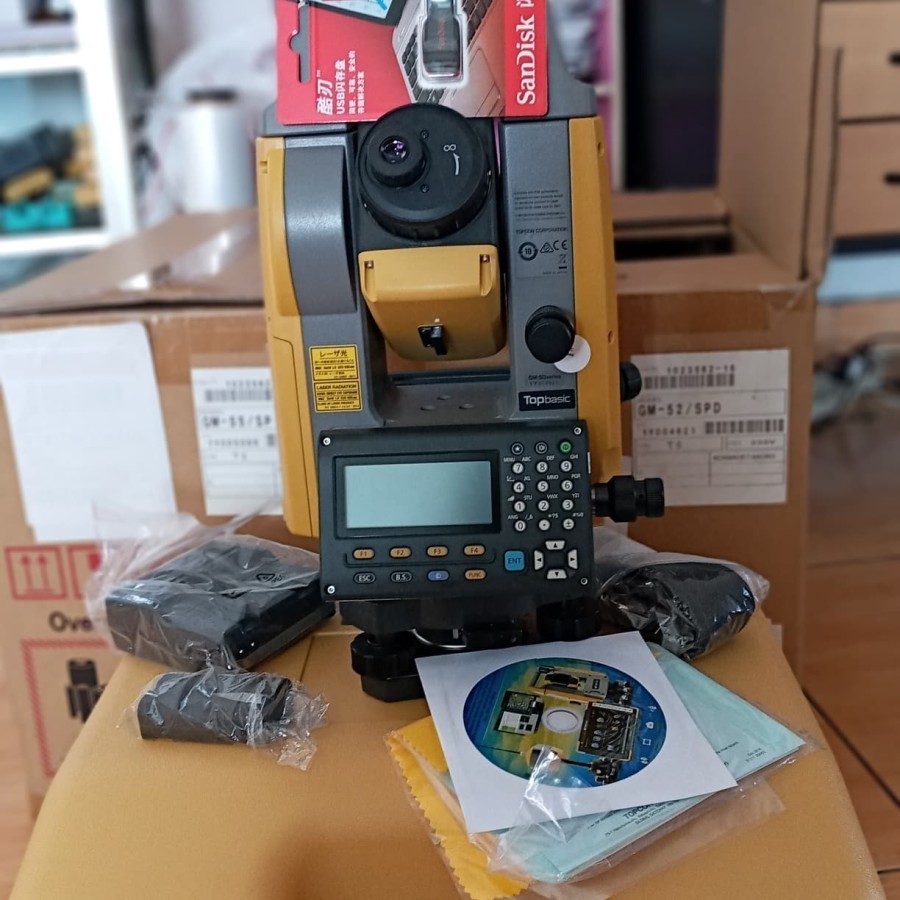 TOTAL STATION TOPCON GM-52 BARU