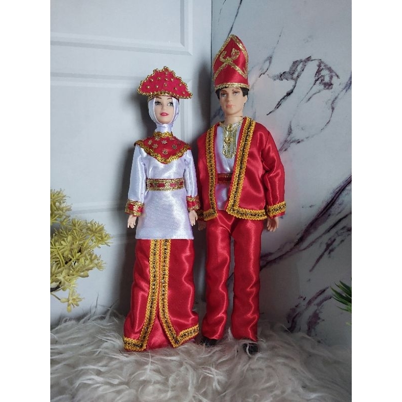 Baju adat maluku utara untuk boneka