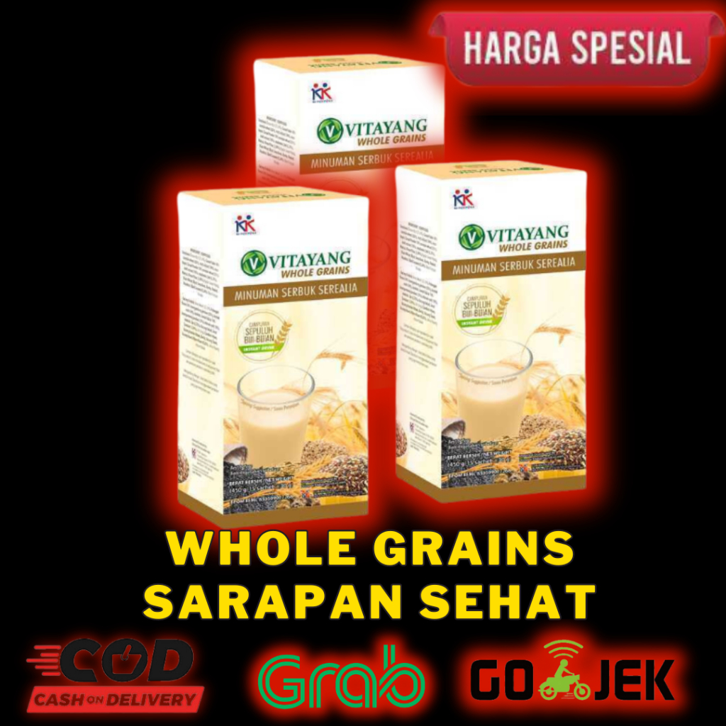 

Vitayang Whole Grains Sarapan Sehat Dari Campuran Sepuluh Biji Bijian Bergizi Original KK Indonesia