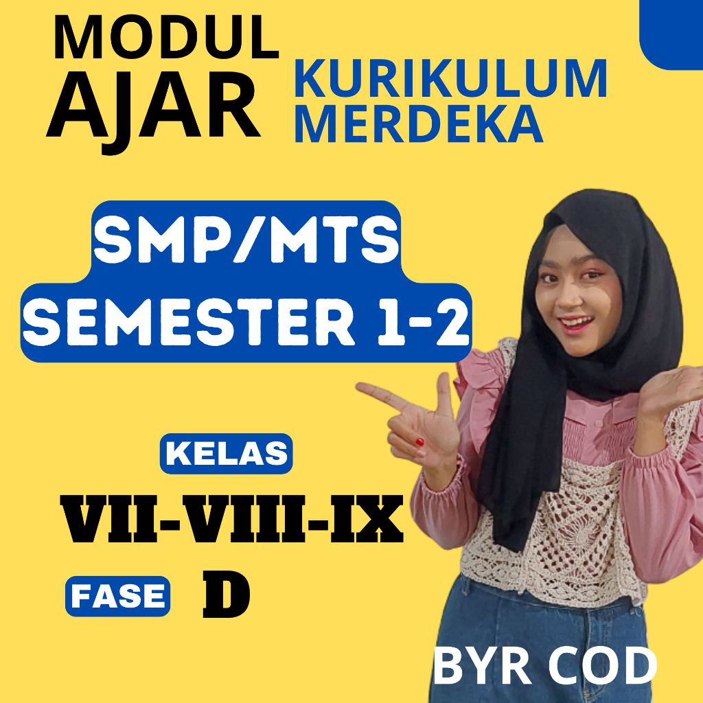 MODUL AJAR BAHASA INGGRIS KURIKULUM MERDEKA MTS KELAS 7 8 9 SIAP PAKAI