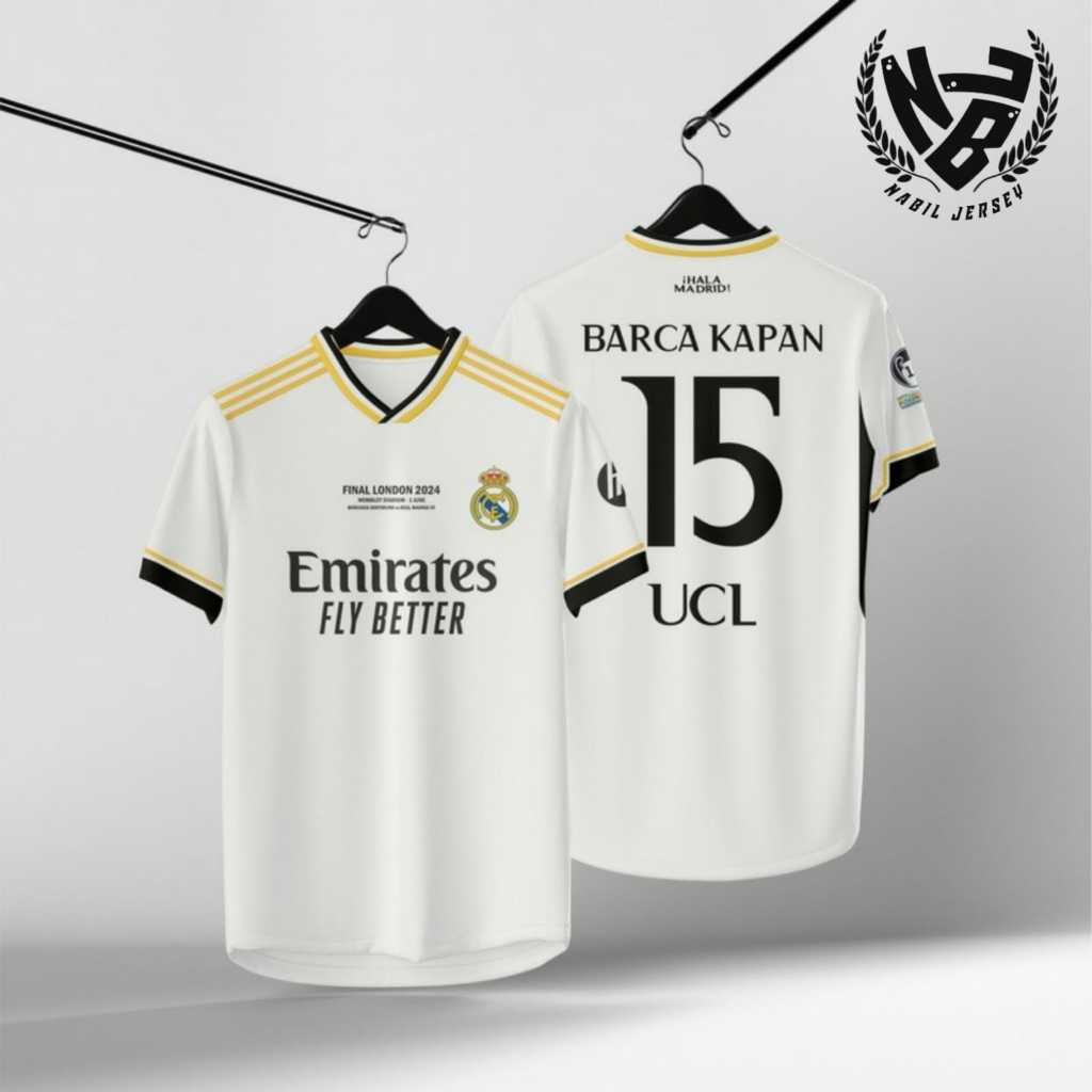 Jersey Real Madrid Barca Kapan 15 UCL