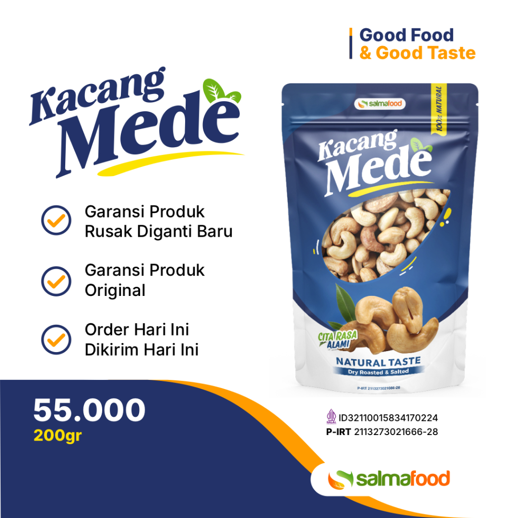 

Kacang Mede Salmafood Asli Wonogiri