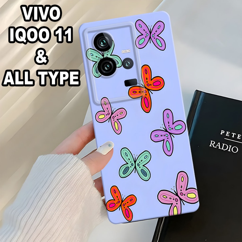 (GC21) Softcase karet Hp IQOO 11 Terbaru 2024 / Case Cewek / Case IQOO 11 Silikon Tpu Pro Camera / K