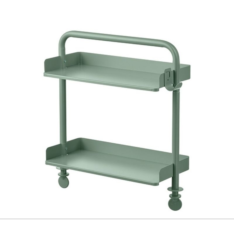 Relatera rak atas meja hijau 40x37, rak buku, rak serbaguna, rak kecil