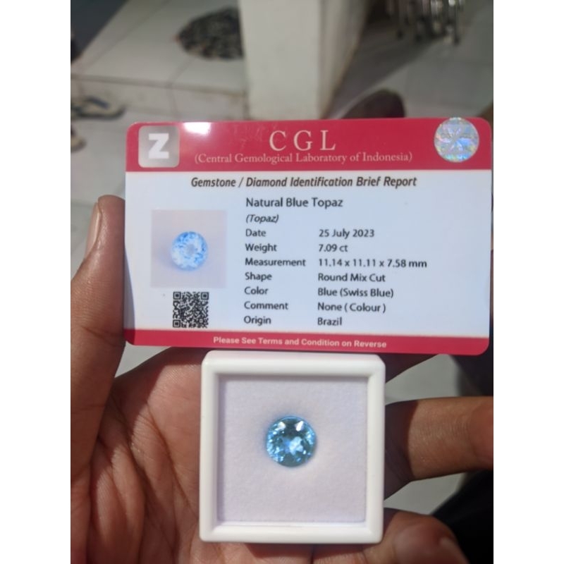 Blue Topaz Swiss Elektrik