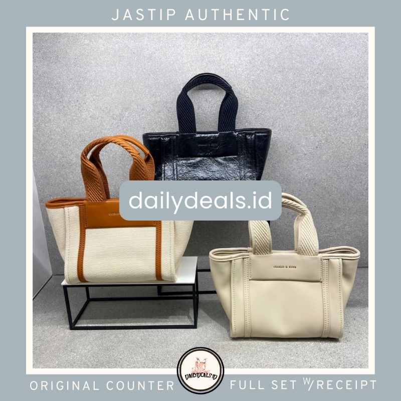 #2-30782219 Shalia Chain - Jast[p] CK ORIGINAL COUNTER CRINKLE CANVAS EFFECT HANDLE BAG TAS TOTE STO