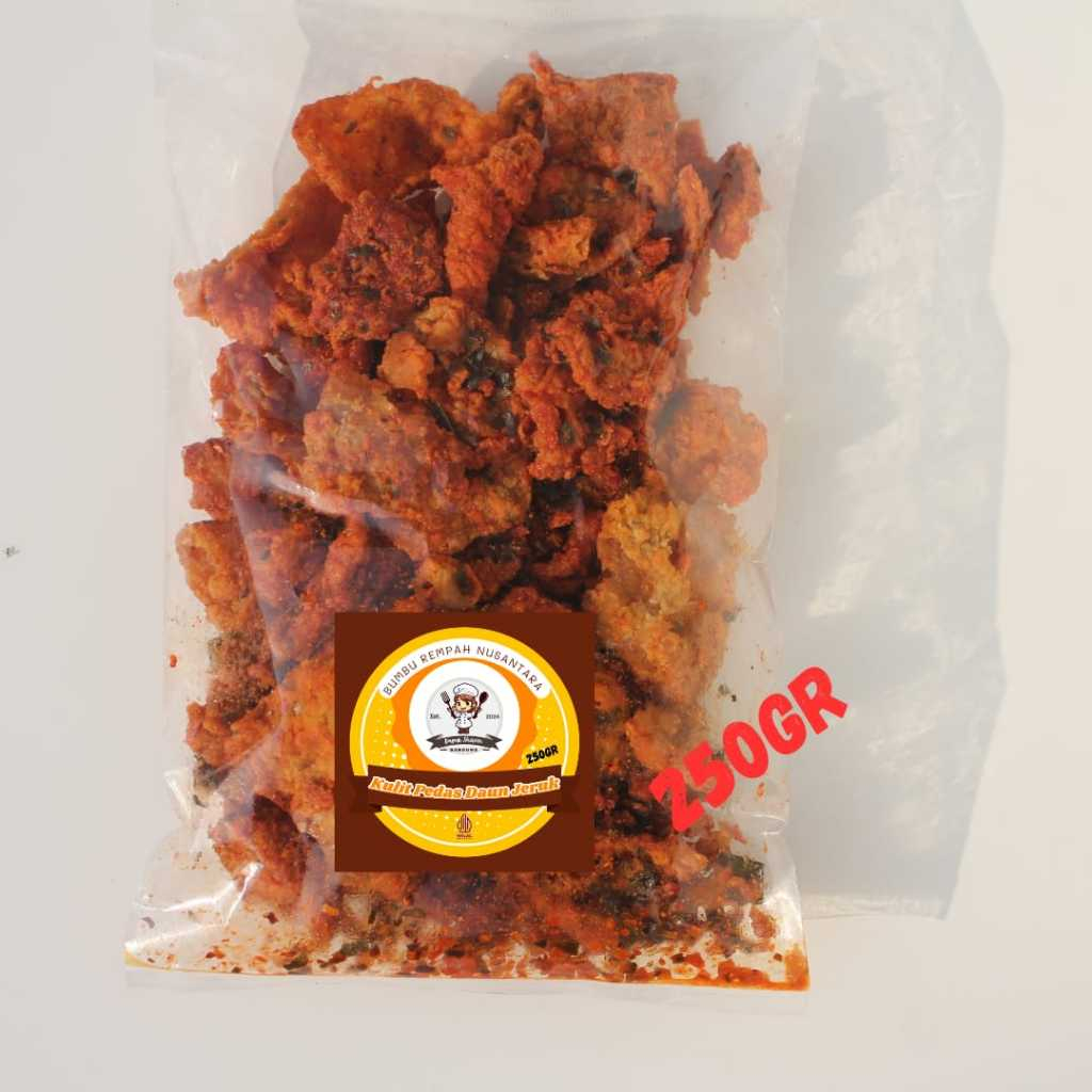 

KULIT AYAM PEDAS DAUN JERUK