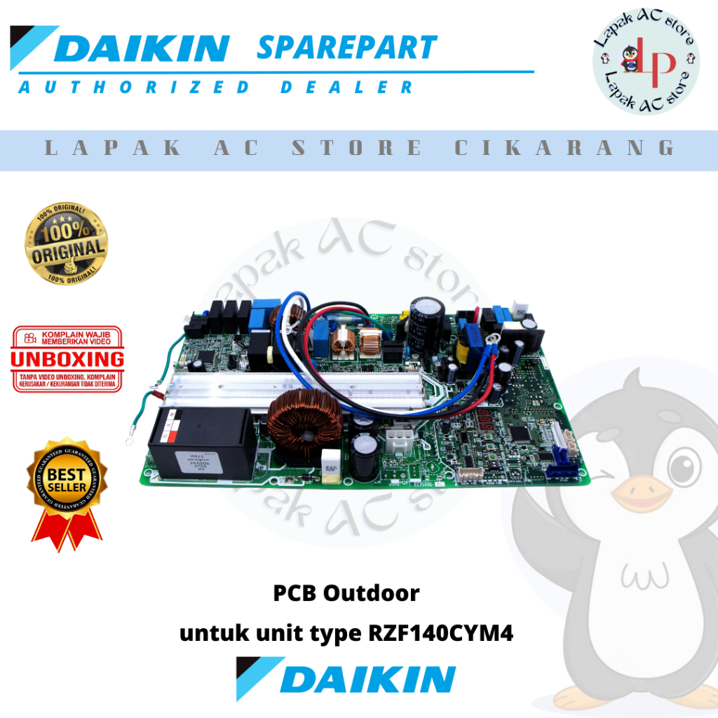 Modul Outdoor / PCB Inverter AC DAIKIN Thailand 6 PK RZF140CYM4