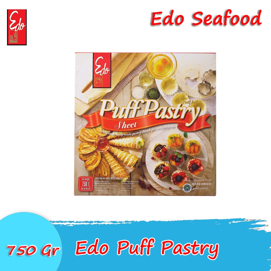 

Edo Puff Pastry 750 Gr / Kulit Pastry / Zuppa Soup