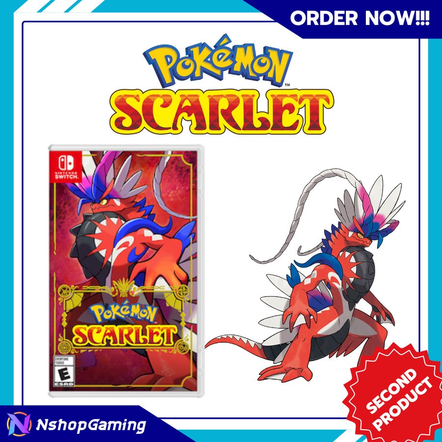 Pokemon Scarlet Nintendo Switch/Kaset Nintendo Switch (Second)