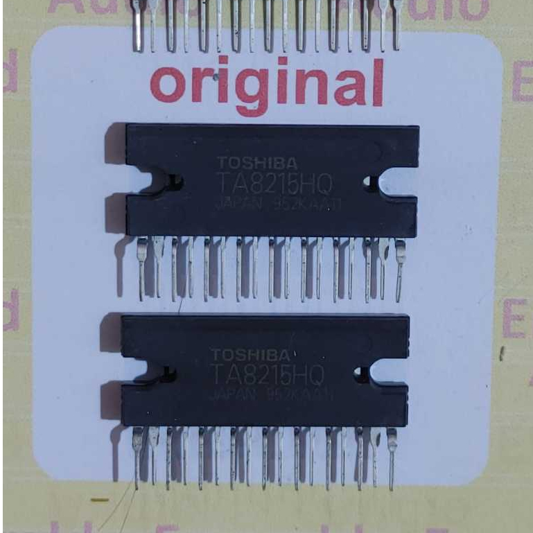 TA8215HQ IC POWER AMPLIFIER  2 Channel X 18 Watt BTL Audio Power Amplifier ORIGINAL Made by TOSHIBA 