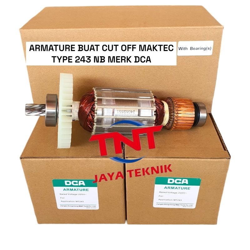 ARMATURE / ANGKER CUT OFF MAKTEC MT243 MT 243 DCA / ARMATURE MAKTEC MT 243 DCA