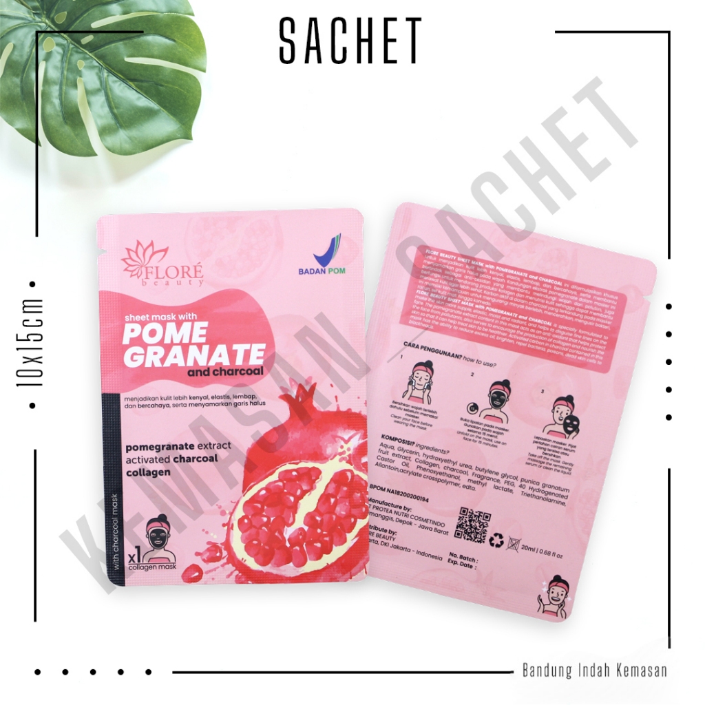 Cetak Kemasan Sachet Full Print Ukuran 12x17