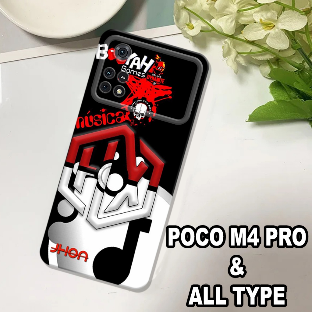 G39 - Softcase Xiaomi POCO M4 PRO - softcase pro camera - Motif PUNISHER - bahan  karet lentur - cas