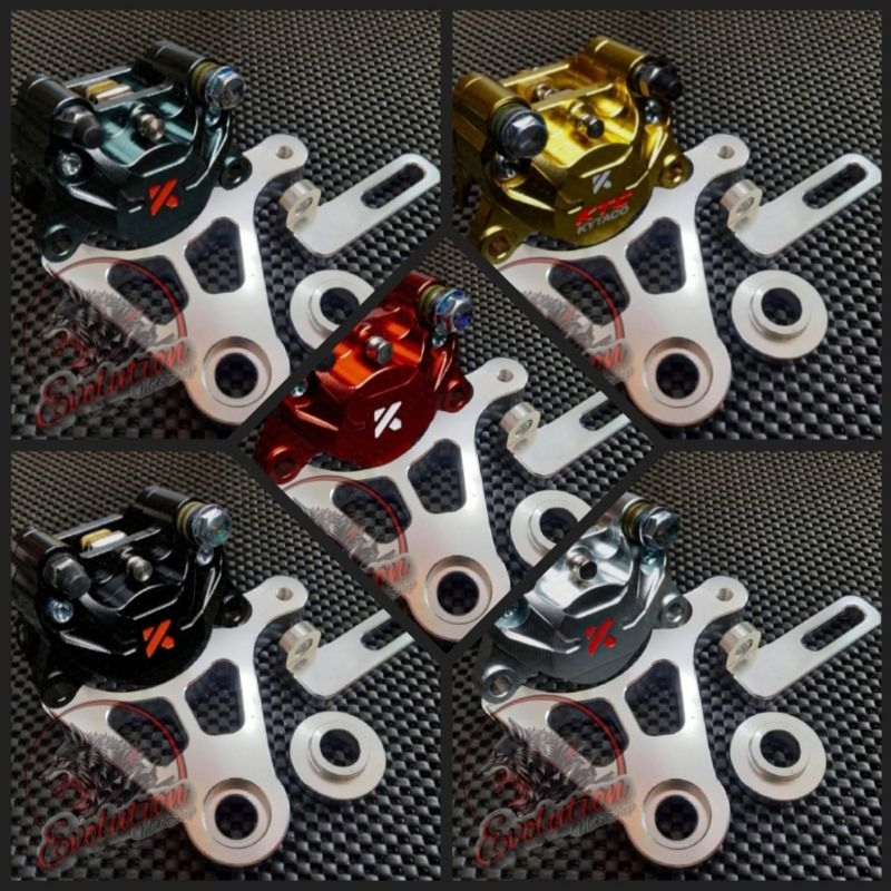 Kaliper 2 piston MX KING belakang - kaliper KTC KYTACO 2 piston pnp R15 OLD - VIXION NEW - MX KING 1