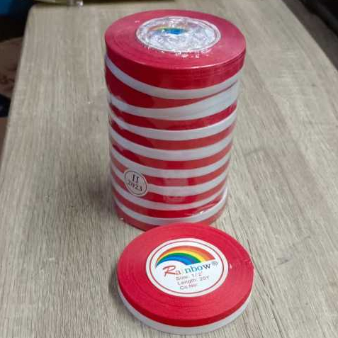 

PITA KAIN MERAH PUTIH UKURAN 1/2 INC