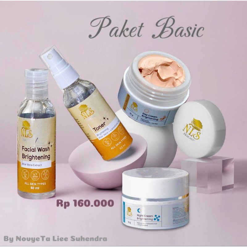 NLS SKINCARE, Paket Glowing, Skincare NLS BPom